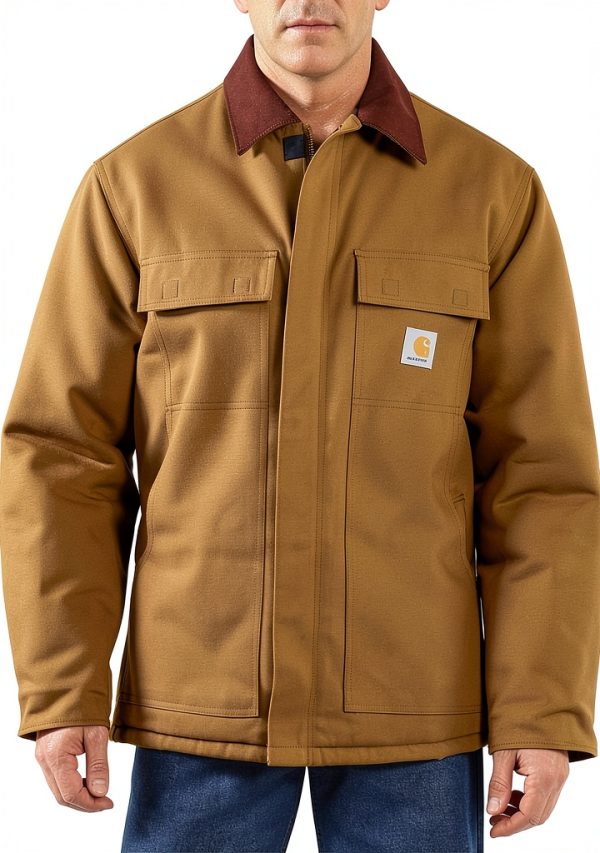 Carhartt Cappotto Uomo Loose Fit Duck Isolato Giacche