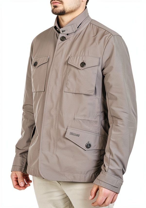 WOOLRICH Giacche impermeabili Uomo Field Jacket Beige Sabbia