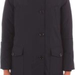 Parka Donna Manica Lunga Chiusura Bottone Colore M-0