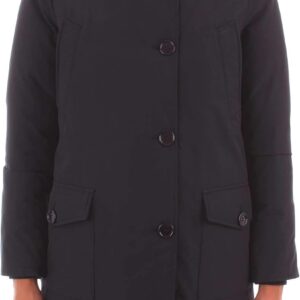 Parka Donna Manica Lunga Chiusura Bottone Colore M-0