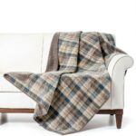 Copriletto Woolrich Tasha Taupe cotone reversibile trapunte-1