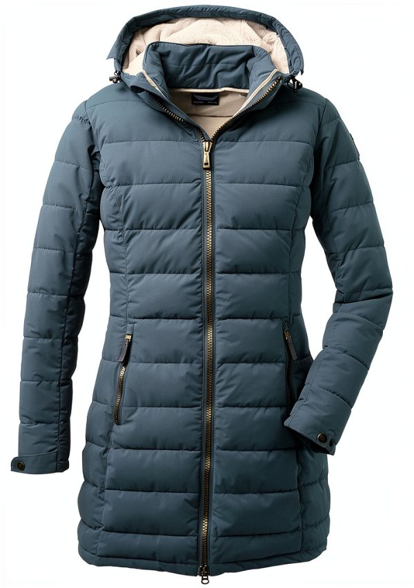 Killtec Parka Donna Impermeabile Cappuccio Rimovibile