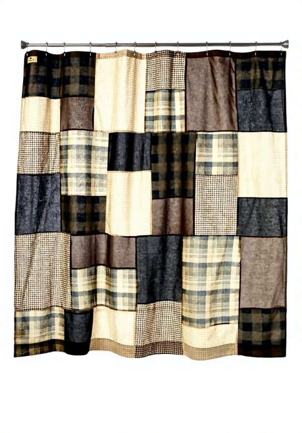 Tenda da doccia Woolrich Winter Hills cotone tan 1829 cm