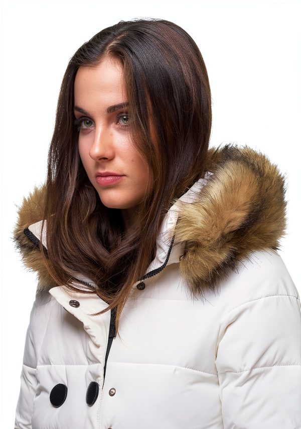 Futrzane Pelliccia Cappuccio Sintetica Donna Giacche Colori