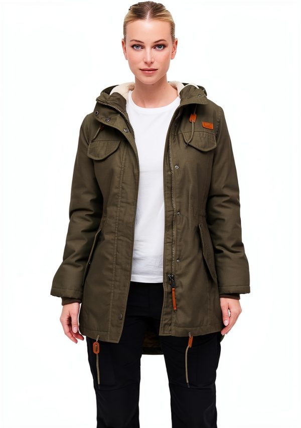 Brandit Mash Lake Parka Donna Giacche verde oliva caldo