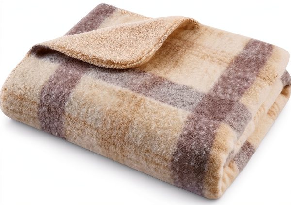 Plaid Woolrich Finto Mohair Quadri Sherpa Coperta Casa Decor