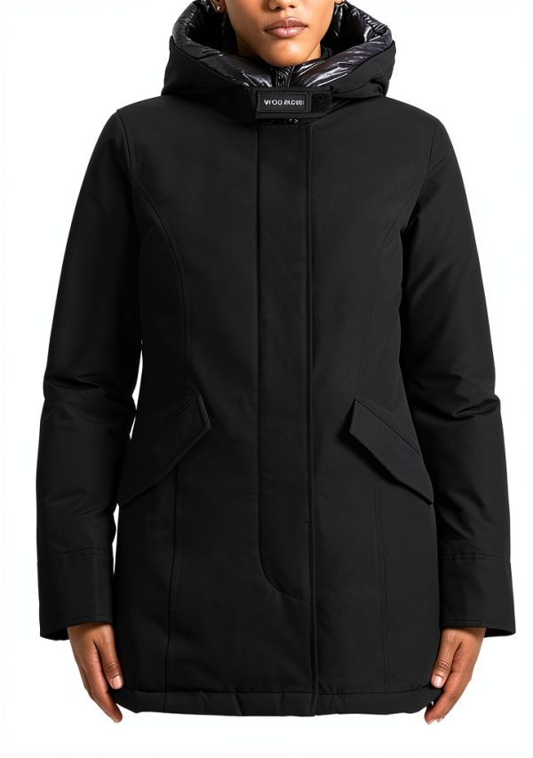ARCTIC PARKA Woolrich Giubbino Uomo Nero Sintetico