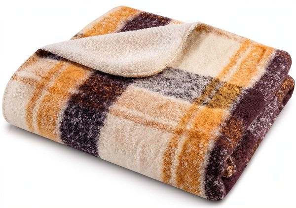 Woolrich Coperta Finto Mohair Sherpa Quadri Per Tutte