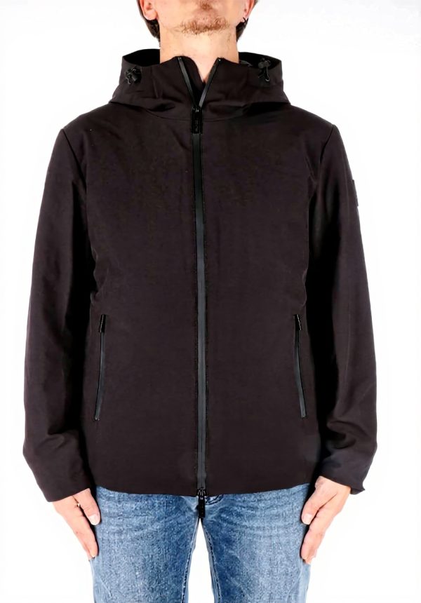 WOOLRICH Giubbotto Uomo Nero Pacific soft shell jacket