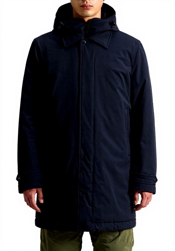 Woolrich Parka Uomo Cappotto Invernale Impermeabile Logo