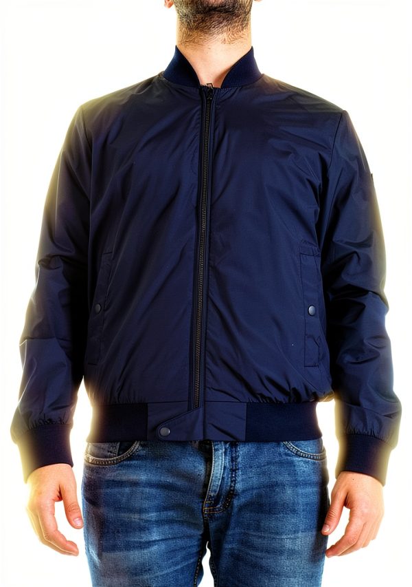 Giacche Uomo WOOLRICH Blu Design Lana Stagione Primavera