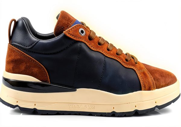 WOOLRICH Scarpe Sportive Uomo Navy Brown Made in Italy