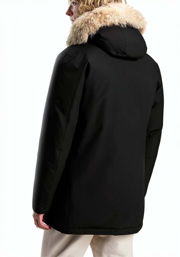 Giubbino Woolrich Arctic Detachable Fur Parka Nero XL-1