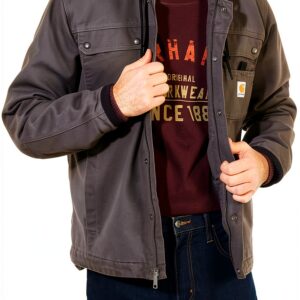 Giacche Carhartt Uomo Relaxed Fit Sherpa Leggero Nero-0