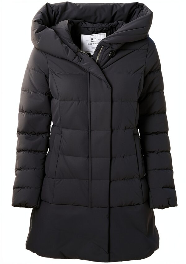 Cappotto Woolrich Donna Logo Design Giacca Inverno-0