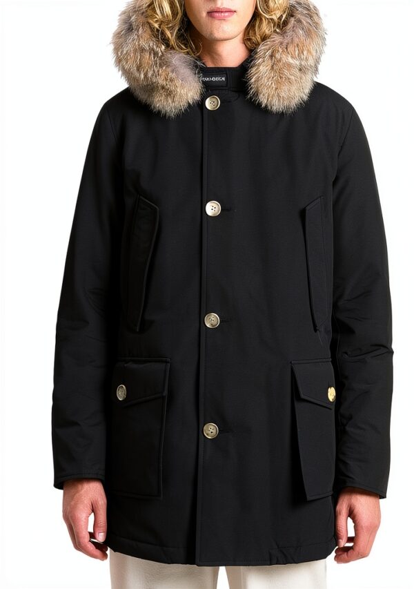 Giubbino Woolrich Arctic Detachable Fur Parka Nero XL-0