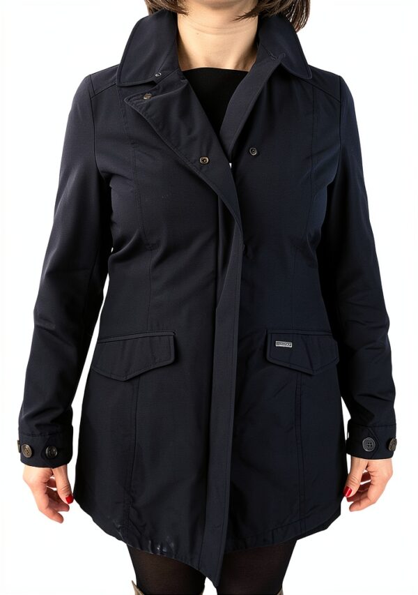 WOOLRICH Giacca Reefer Manica Lunga Stile Classico-0