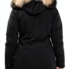 Woolrich Giaccone Donna Nero Lana Cappotto Inverno-3