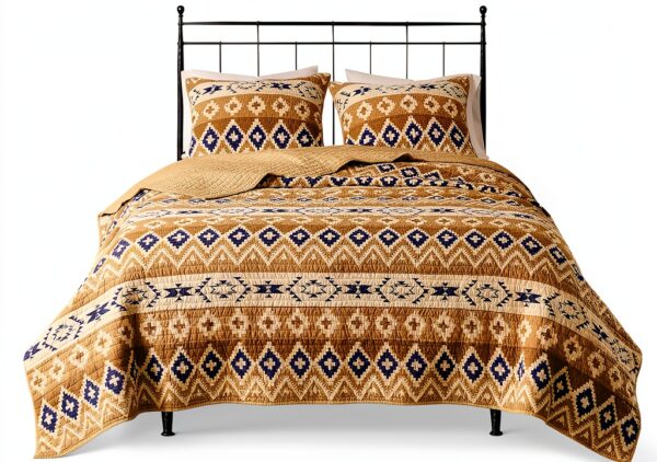 Woolrich Montana Trapunta Cotone Reversibile Oversize Queen-8